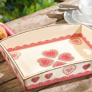 Country house style tray