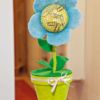 Büroklammer-Blume 