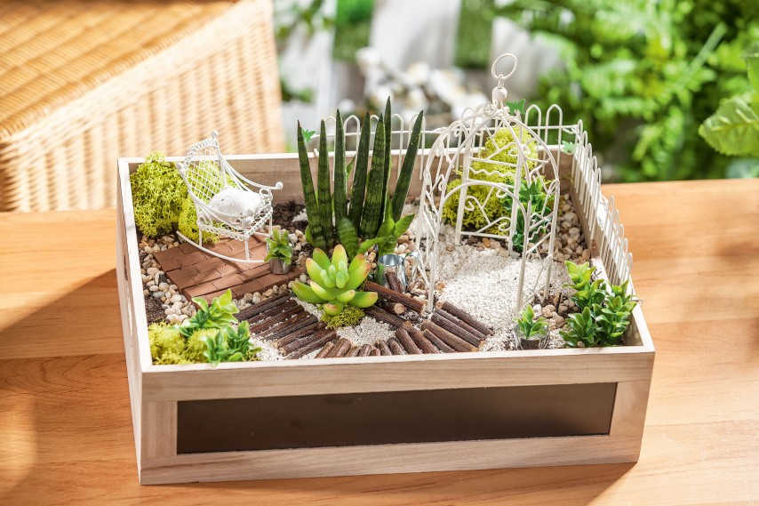 Mini Garten In Der Holzkiste Vbs Hobby Bastelshop