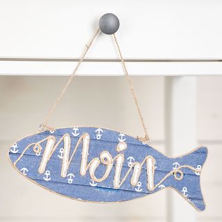 Maritime Fish Decorative Sign