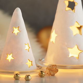 Star light cone from modelling clay
