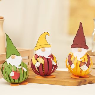 Decorative paper gnomes