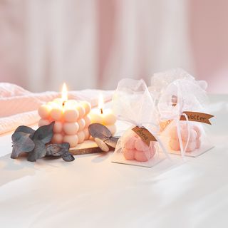 Bubble candle as a gift or decoration