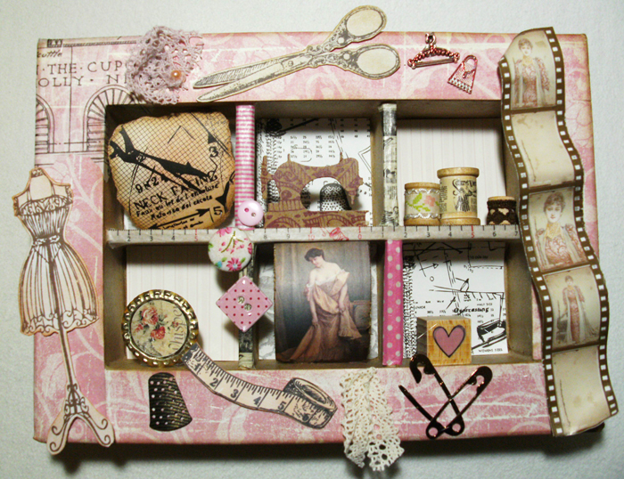 Scrapbooking Collage Nähen VBS Hobby