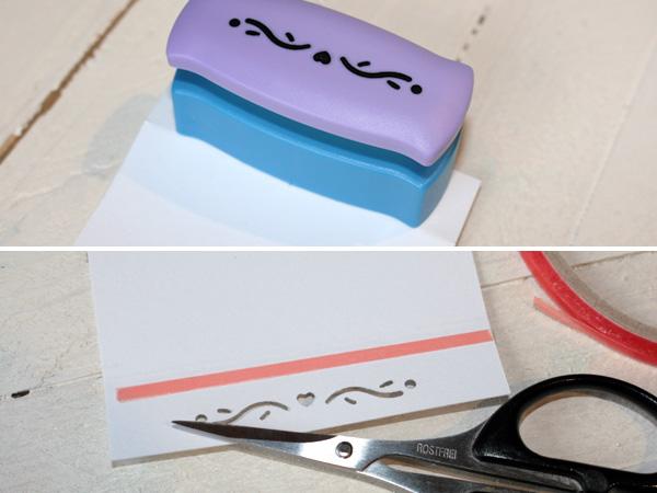 Gastgeschenk: Ornamente stanzen Gastgeschenke selber basteln zur Hochzeit