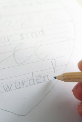 Muttertag: Lettering vorzeichnen
