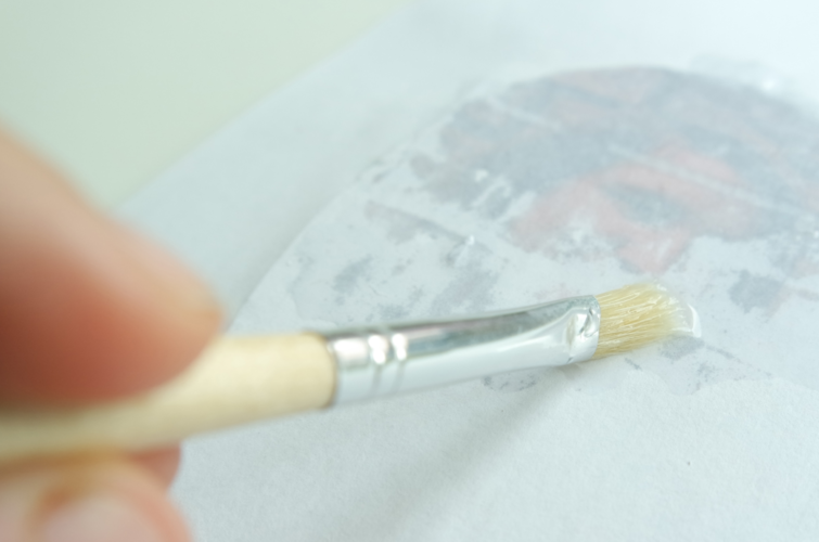 Muttertag: Potch auf Bild auftragen