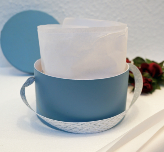 Flowerbox: Papier selbstgemachte Flowerbox