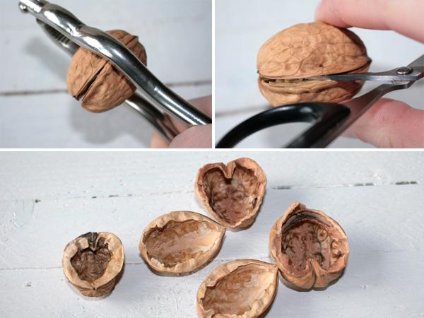 Glücksnüsse: Nüsse knacken Nüsse knacken für Glücksnüsse