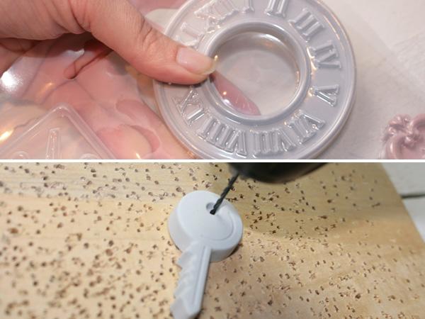 Girlande: Elemente vorbereiten Motive und Formen überarbeiten, schleifen und bohren