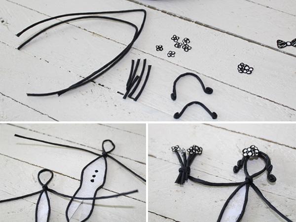 Hochzeitsbild: Accessoires hinzufügen Die Accessoires bei den Figuren hinzufügen