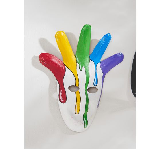 VBS Kinder-Masken, Pappmaché, 6er-Set