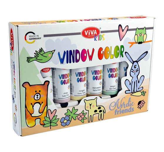 Viva KIDS Window Color-Set "Nordic Friends"