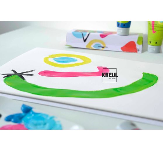 KREUL Kids Art Kinder-Künstlerfarbe, 8 x 20 ml