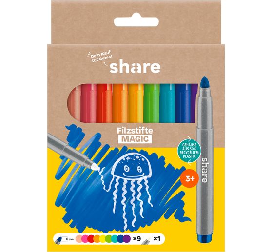 share Felt-tip pen Magic, set of 10