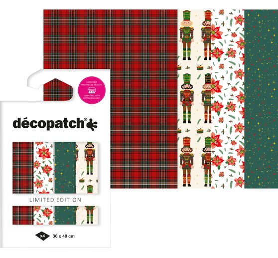 Décopatch Pocket Hot-Foil Collection "Nutcracker"