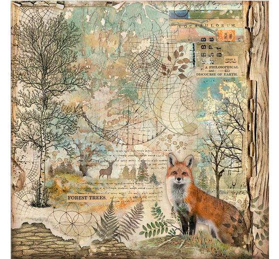 Maxi Scrapbook block "Forest"