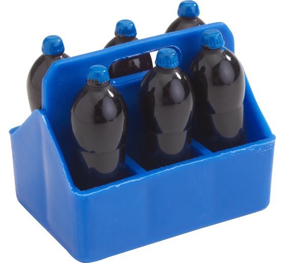 VBS Miniature "Bottle crate" + 6 bottles