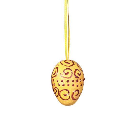 Kunststoff-Ei weiß, mit Stutzen, 8 x 6 cm