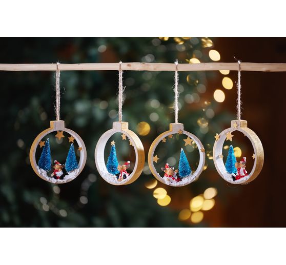 VBS Decoration pendant "Tree balls", set of 4