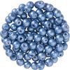 Glass wax beads, Ø 4 mm, 100 pieces Light blue