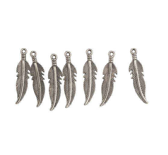 Charms-Decoration pendant "Feathers"