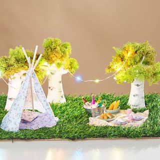 Miniaturszene Picknick